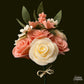 Coral & Cream 6-Rose Bouquet