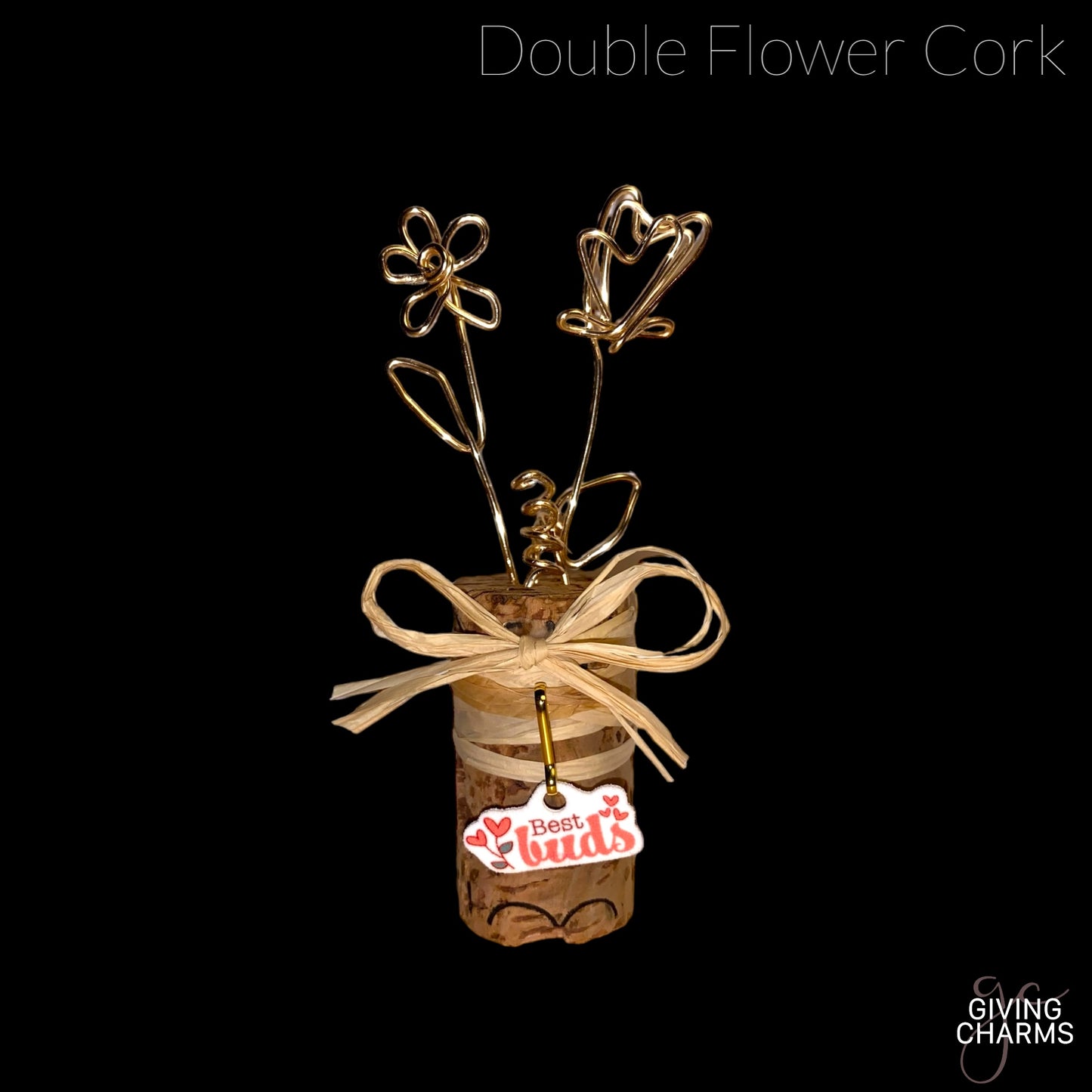 Double Wire Flower Cork