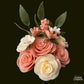 Coral & Cream 6-Rose Bouquet