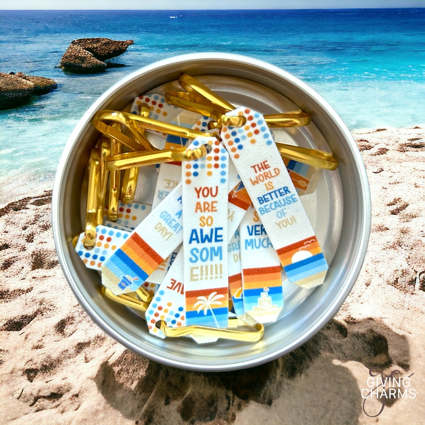 Vacation Charms | Tin