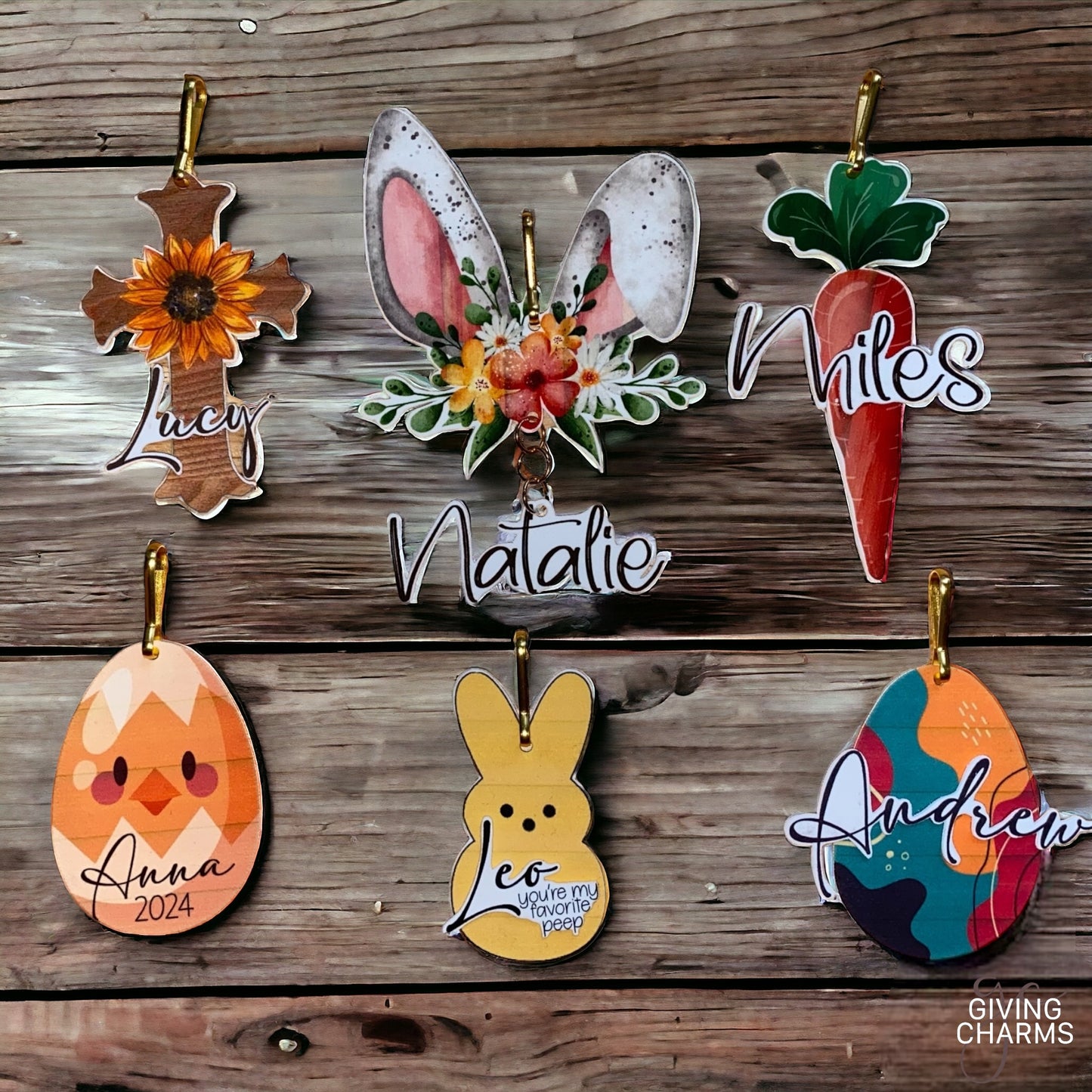 Custom Easter Basket Charms