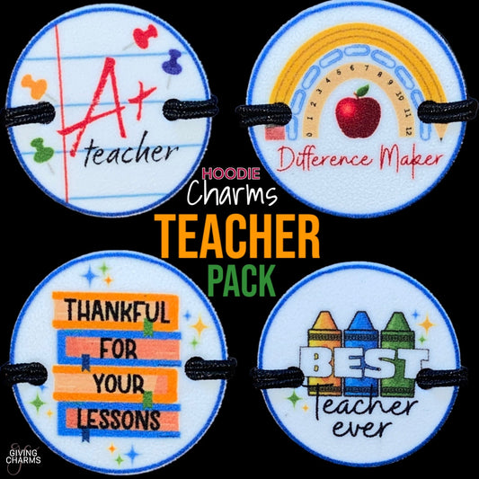 Teacher | Teacher Pack | Hoodie Charms