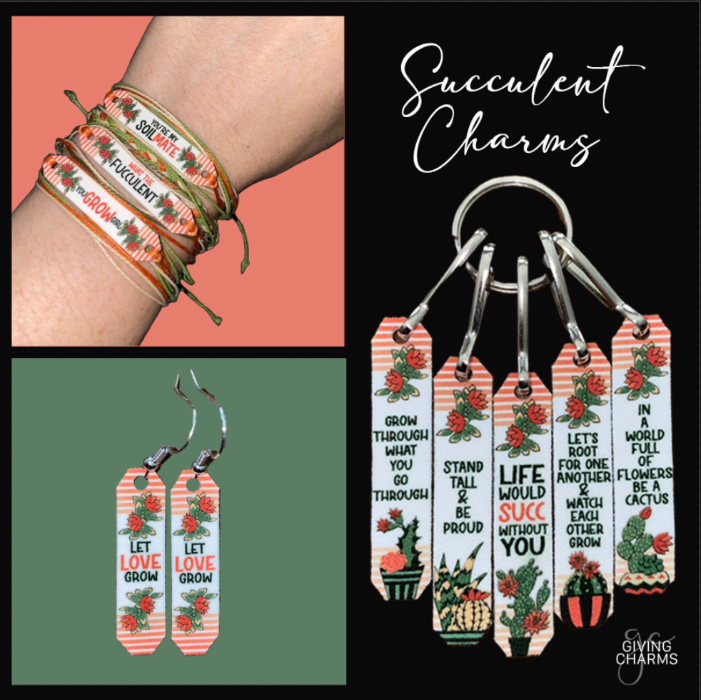 Succulent | Charm Strings Bracelet