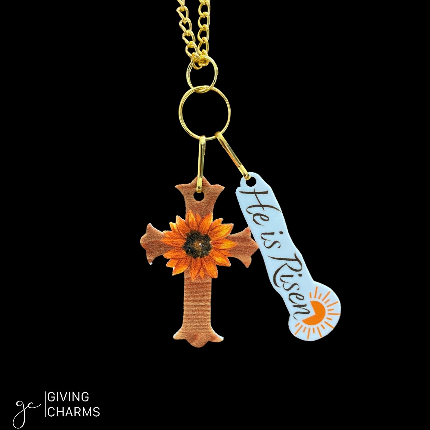 Sunflower Cross | MultiWear Necklace