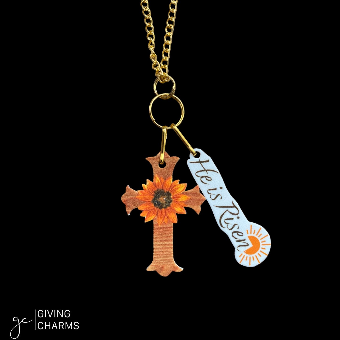 Sunflower Cross | MultiWear Necklace