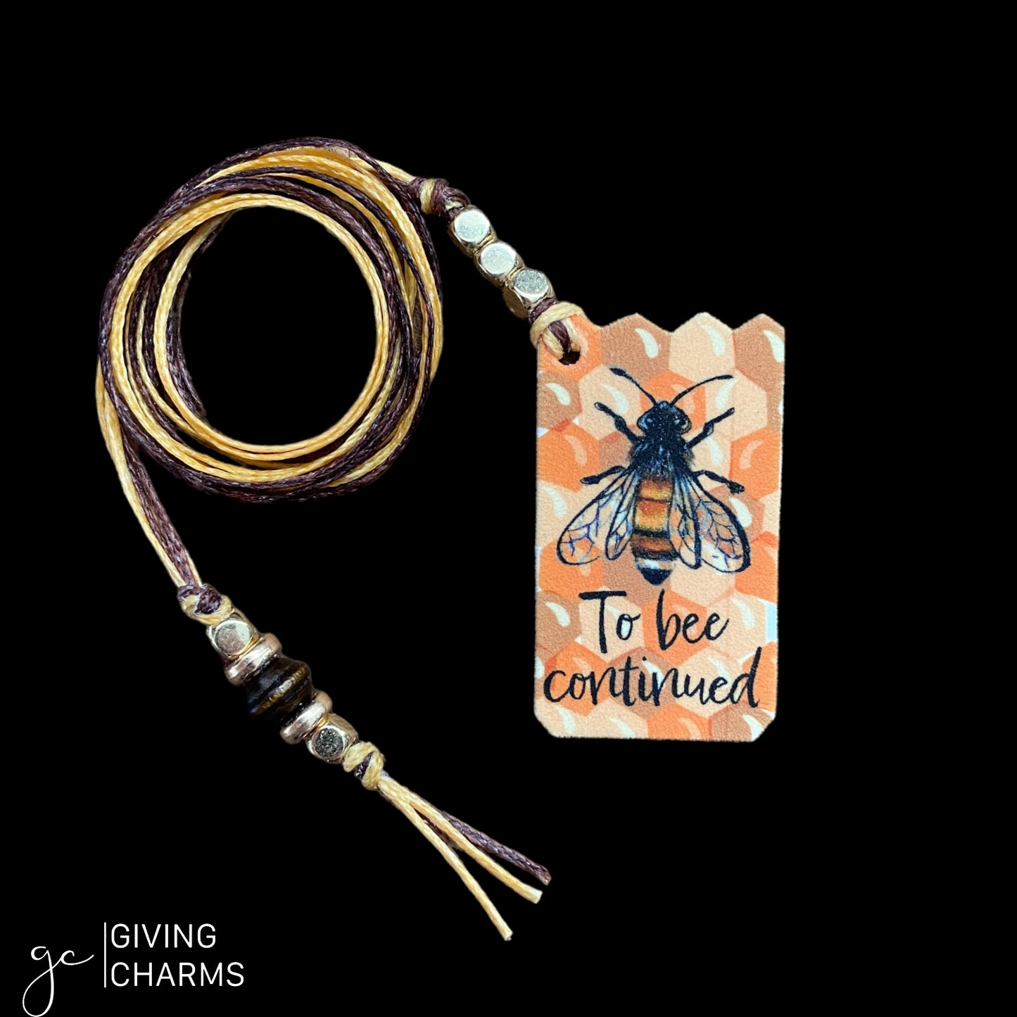 To bee continued | Beaded Bookmark