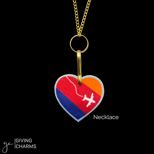 Fly Heart Necklace | Southwest Inspired