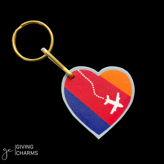 Fly Heart Keyring | Southwest Inspired