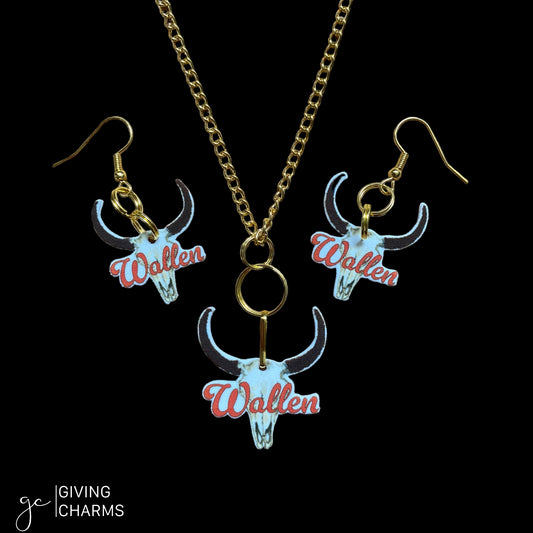 Morgan Wallen Inspired | Necklace & Earrings | Legends