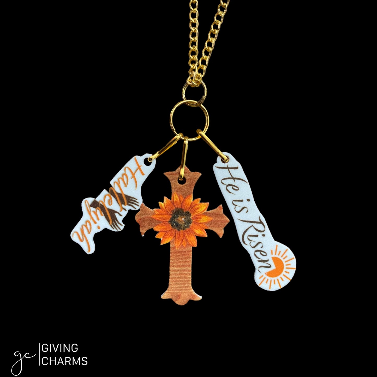 Sunflower Cross | MultiWear Necklace